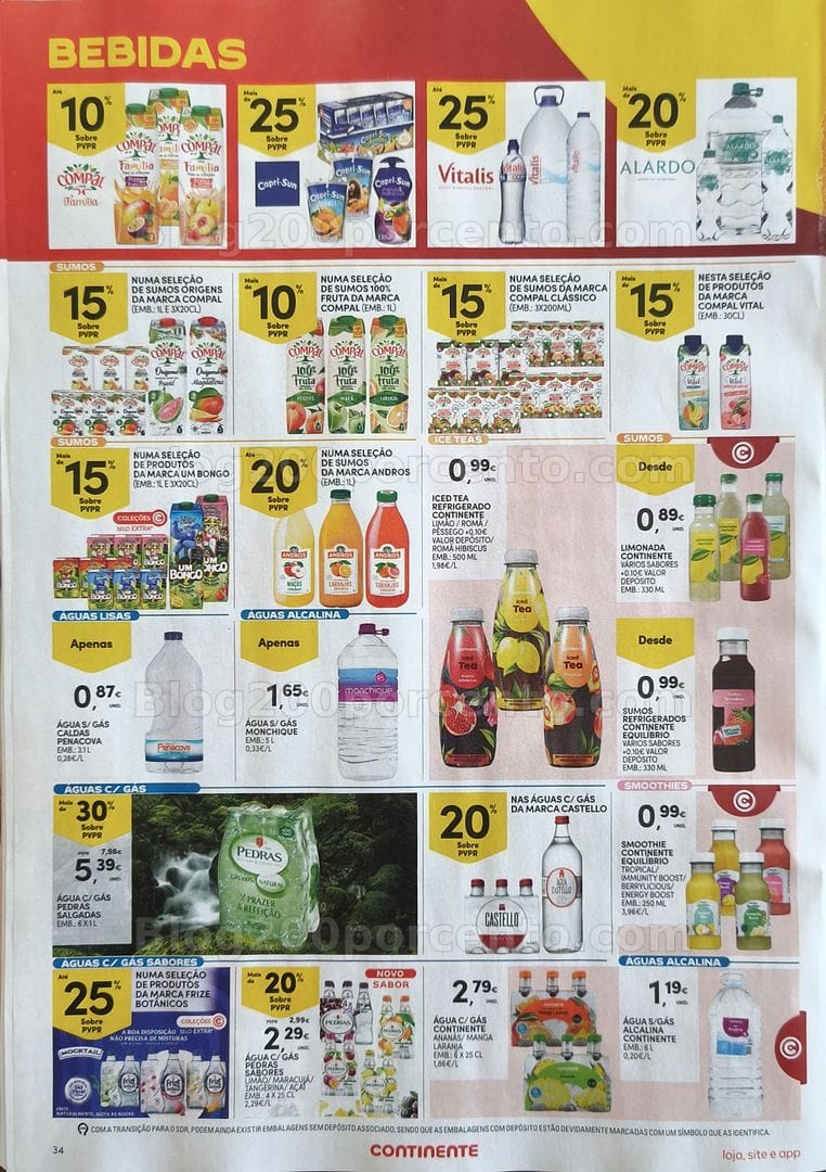Antevisão Folheto CONTINENTE Promoções de 7 a 13 julho